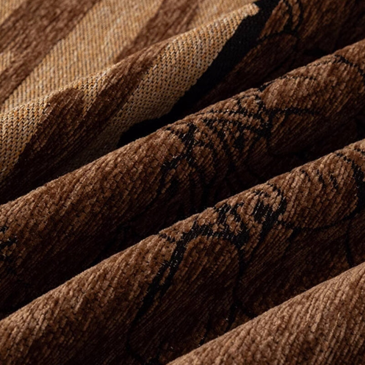 Easy-care vintage chenille couch cover, perfect as a durable sofa protector and stylish throw blanket