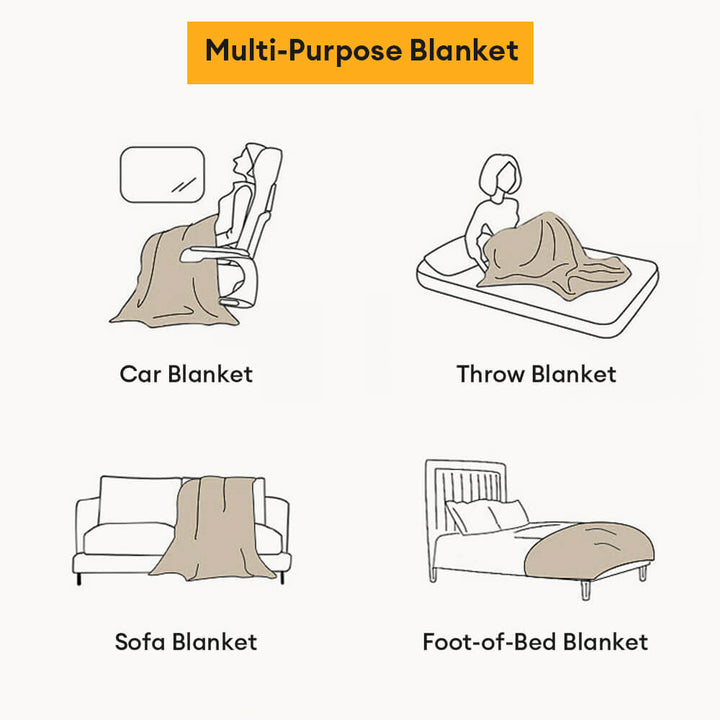 Pet-friendly vintage chenille couch cover draped over a sofa, showing its protective quality and soft feel