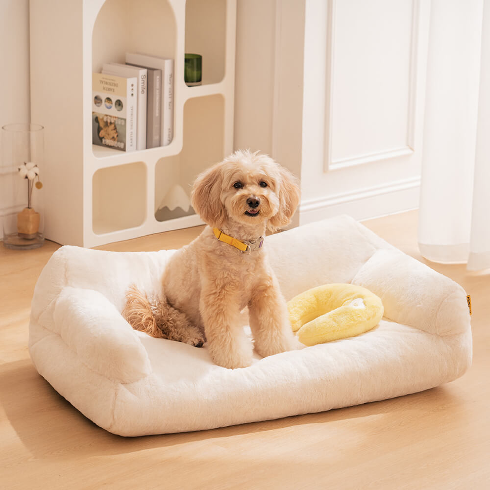 Luxury pet bed 'Vintage Diamond' for small dogs and cats, plush & supportive