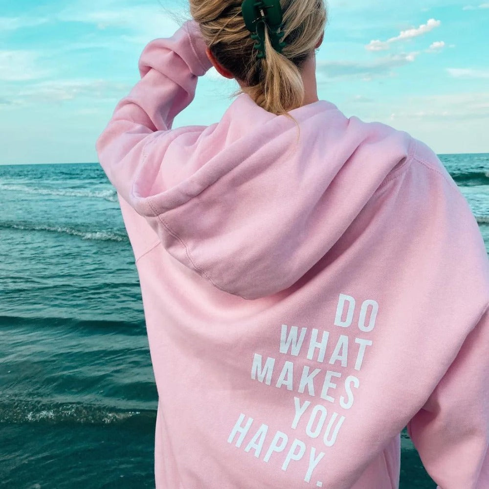 Violet & rose relaxed fit women's comfort hoodie, perfect for casual wear & cozy loungewear.