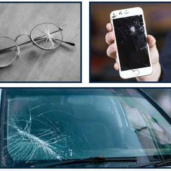 VISIFIX Auto Glass Repair Kit with resin, curing strip, and razor for effective windshield chip and crack fixes.