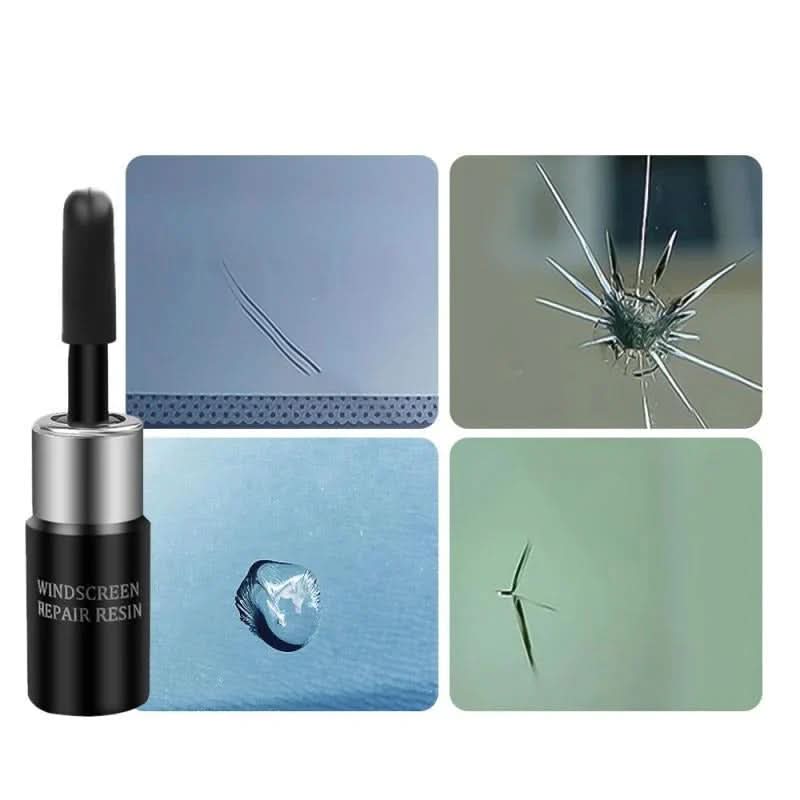 Vehicle maintenance essential: VISIFIX kit restores windshield clarity by mending chips and cracks for safe driving.