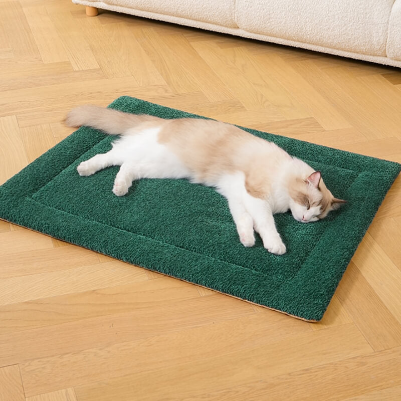 Pet accessories: a cozy, warm plush non-slip pet mat, perfect dog bed or cat mat for any home.