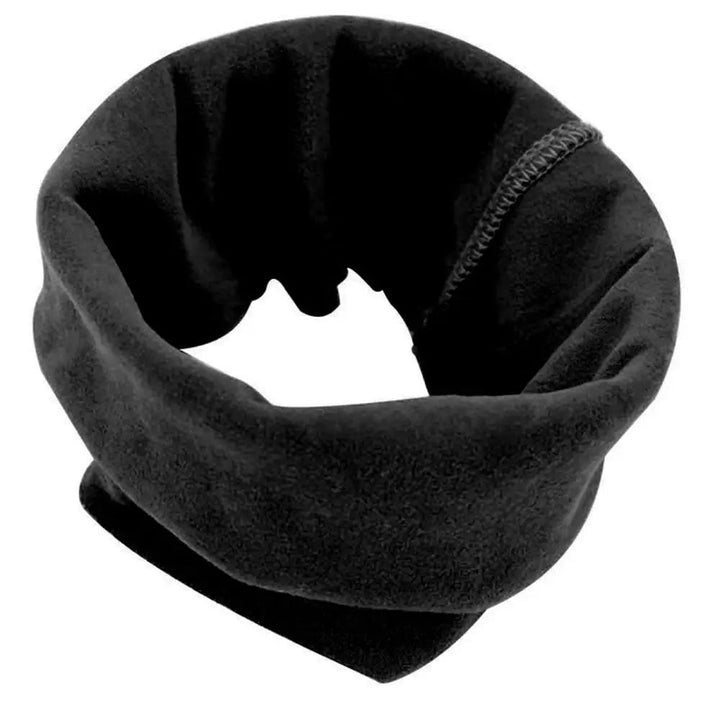 Green dog snood pet hat offering ear protection, warmth, and comfort for sensitive dogs