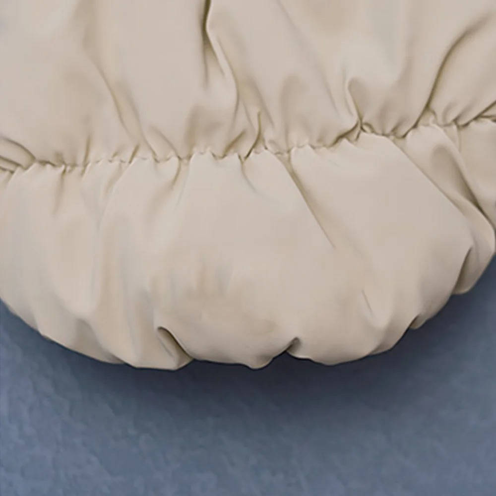 Pet essentials: a brown fleece winter coat for medium dogs, featuring a warm cotton interior.