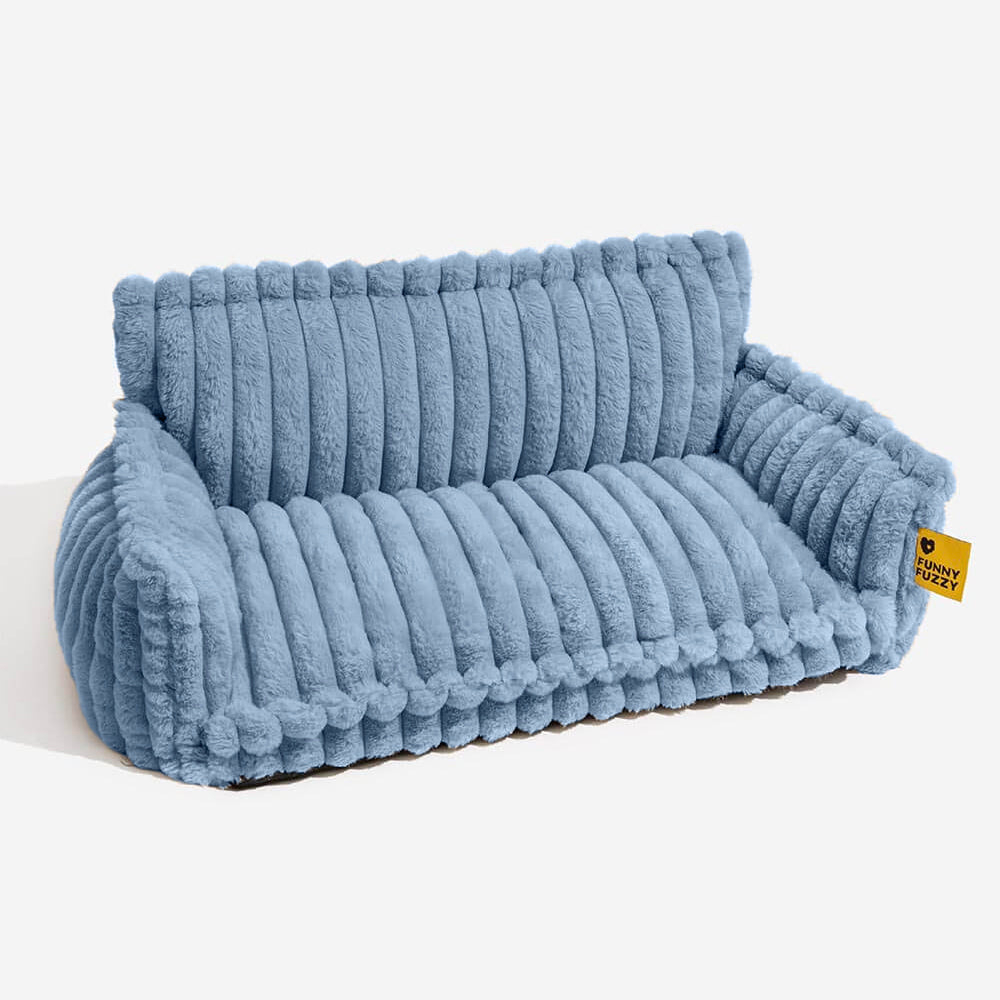 Luxurious pet bed with bolster, providing a secure and comforting space for joint support