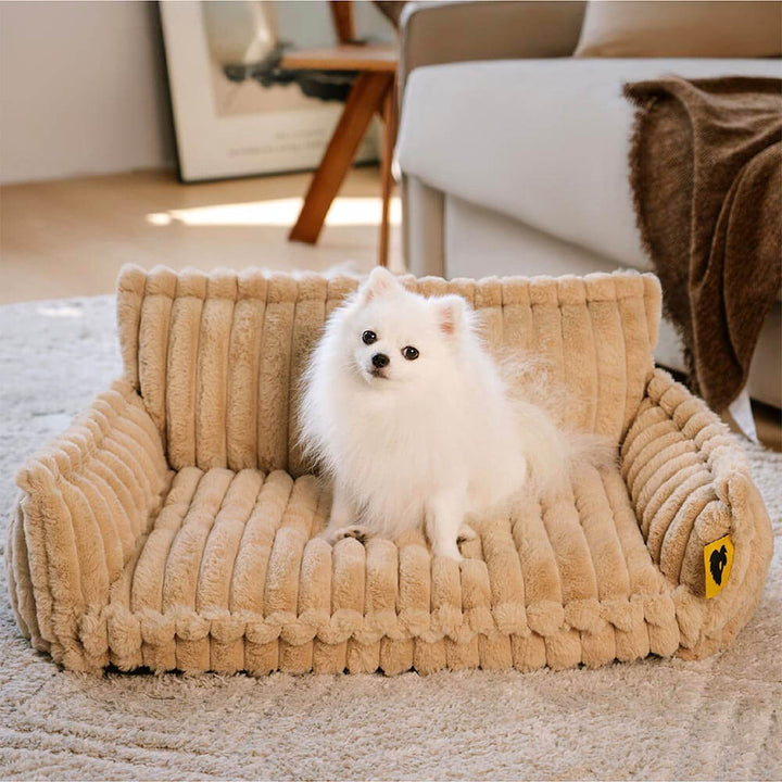 Washable Fluffy Orthopedic Dog Bed Cover & Pillow