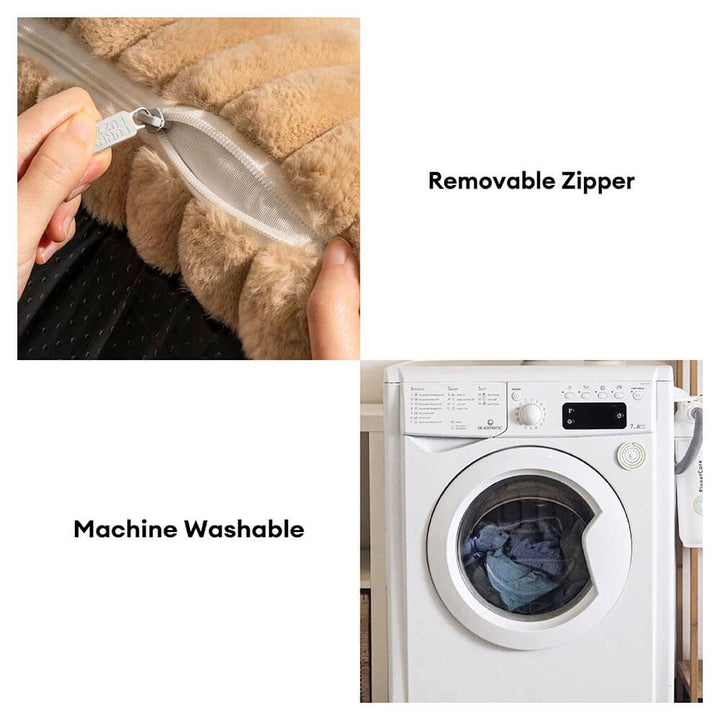 Washable Fluffy Orthopedic Dog Bed Cover & Pillow