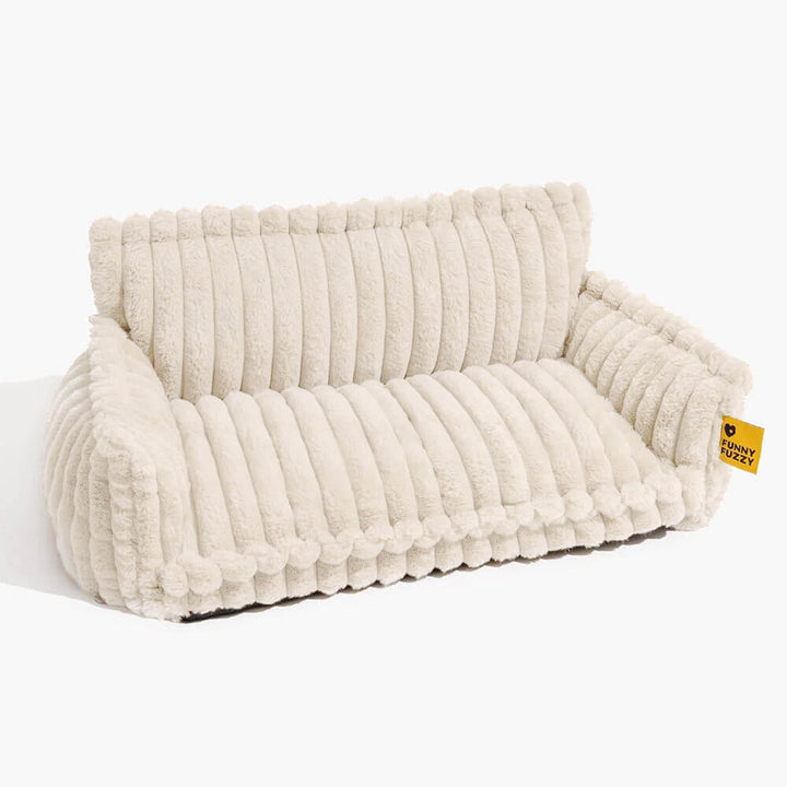 Washable Fluffy Orthopedic Dog Bed Cover & Pillow