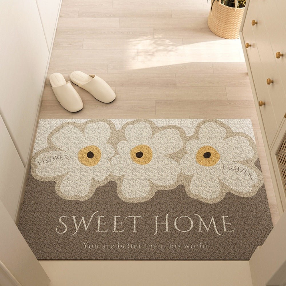 Stylish indoor/outdoor washable doormat. Non-slip entry mat, perfect as a dirt trap & floor protector for any home.