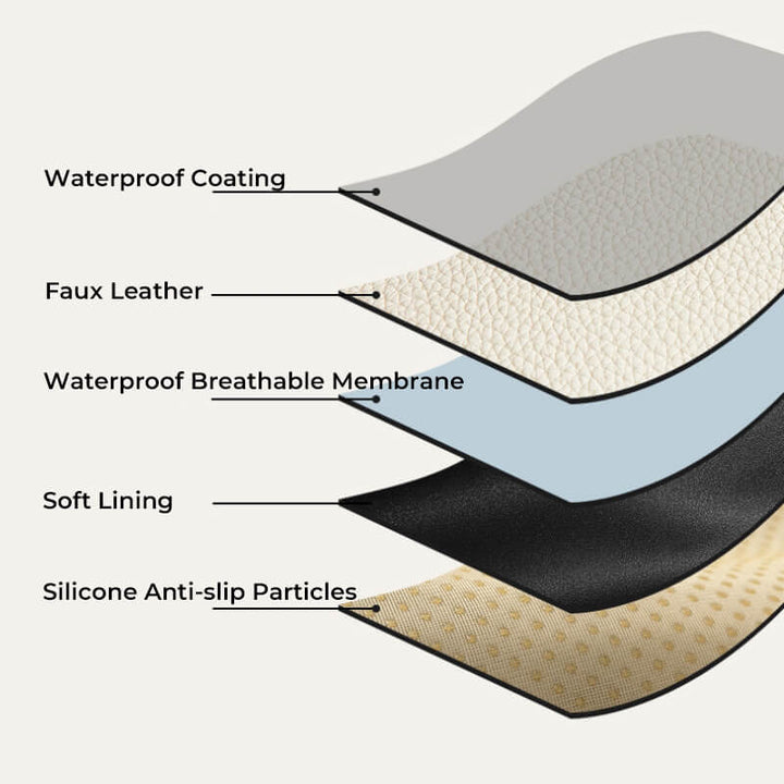 Easy-clean sofa protector cover being spread over a three-seater couch for home decor.