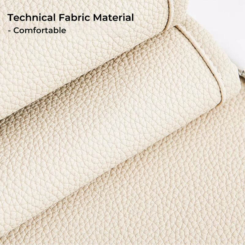 Detailed shot of the anti-slip backing on the waterproof sofa protector for furniture protection.