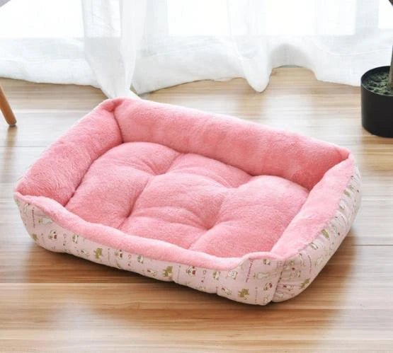 Washable grey bolster pet bed, waterproof material for hygiene & pet comfort