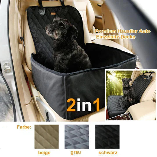 Waterproof car seat cover for pets, protecting car seats from dog hair and dirt, universal fit