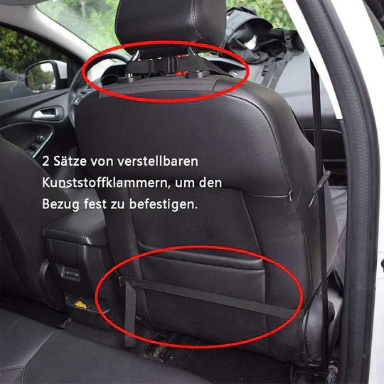 Protective waterproof pet car seat cover, essential for dog owners, universal fit car accessory