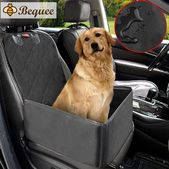 Versatile waterproof pet seat cover, keeps car clean from pet hair and mud, unisex design