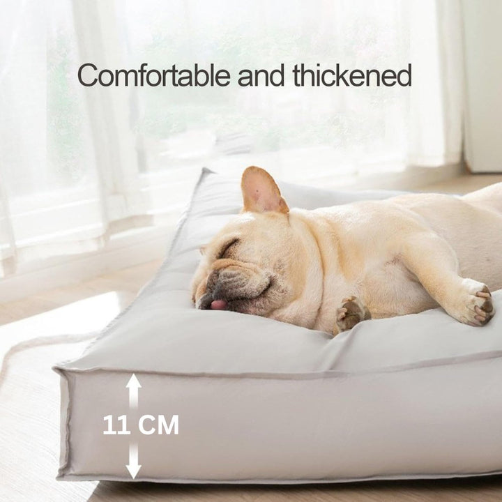 Luxurious comfortable dog bed, waterproof & washable. Orthopedic support for all size dogs.