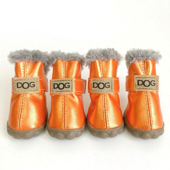 Durable anti-slip dog boots offering ultimate paw protection for all-weather outdoor adventures. Comfy pet accessories.