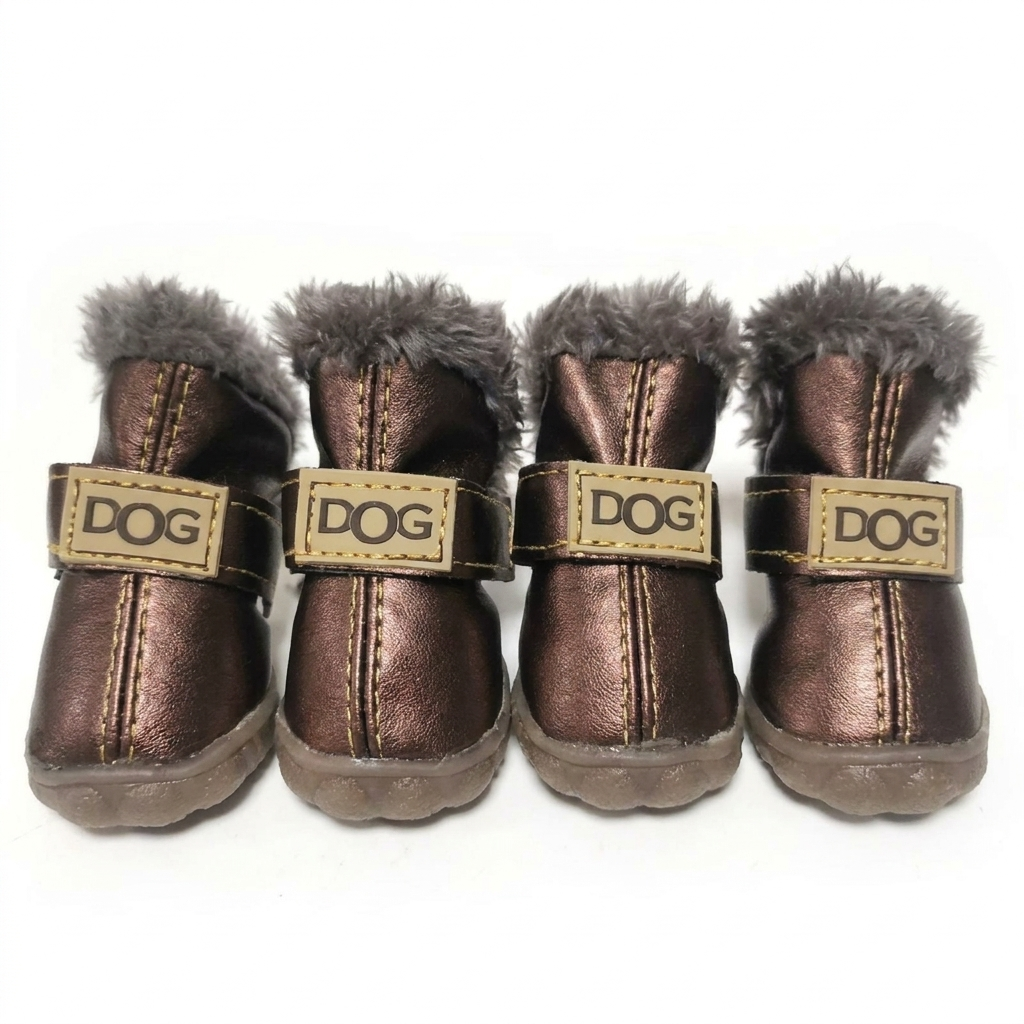 Winter dog gear: Waterproof comfy dog shoes for all-weather paw protection. Anti-slip durable pet accessories.