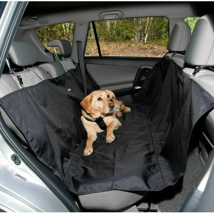 Backseat dog cover with universal fit, waterproof and non-slip pet protector for car travel