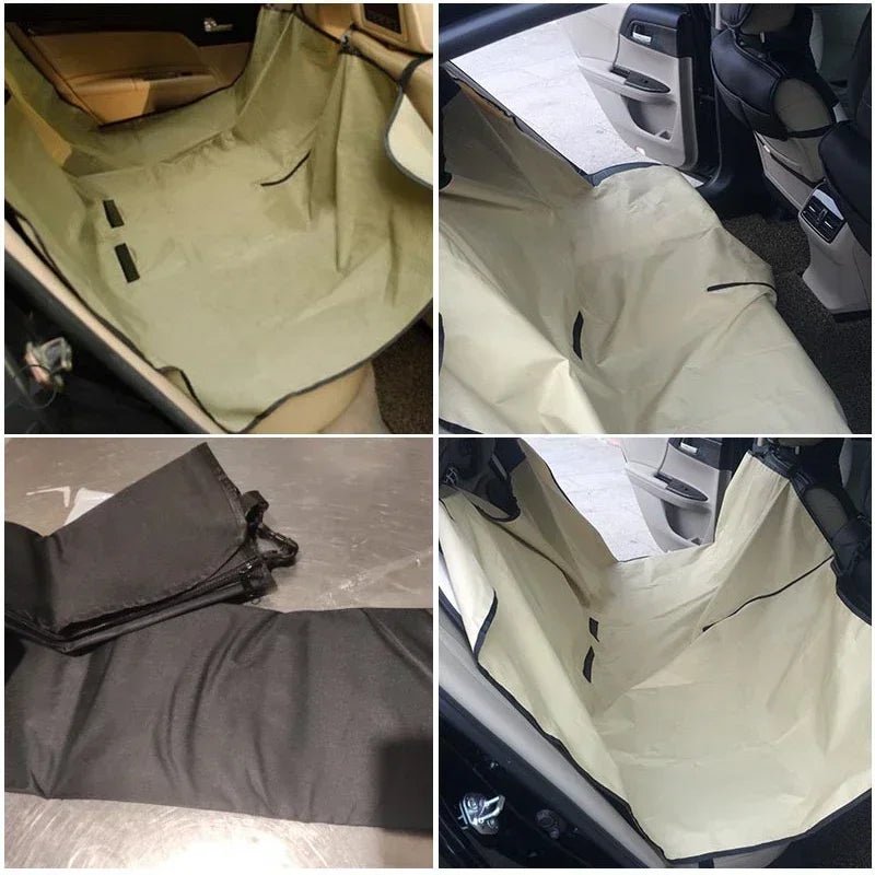 Pet car seat cover, waterproof and non-slip back protector, essential travel accessory for dogs