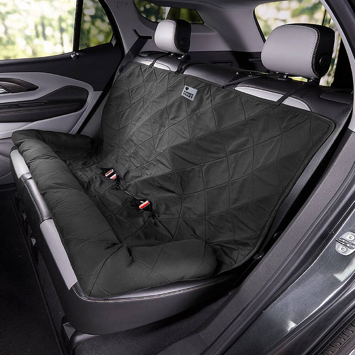 Easy to install dog car seat cover, quick pet travel bed setup