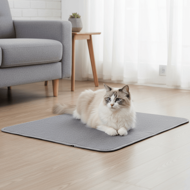 Soft pet warming pad for cats & dogs, waterproof and electric for comfort