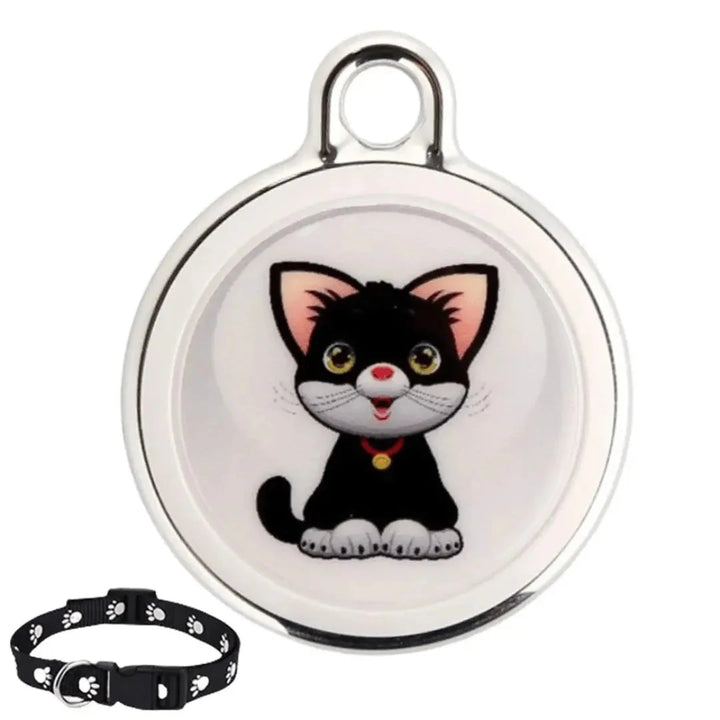 Real-time GPS tracker integrated into a waterproof collar, an essential smart pet accessory