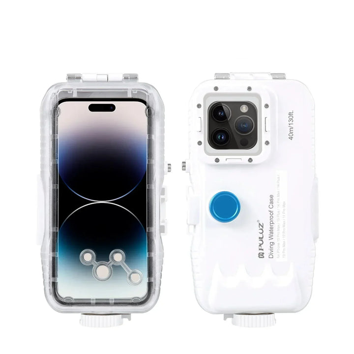 Waterproof iPhone diving case, 130ft/40m deep. Essential for underwater photography & phone protection.