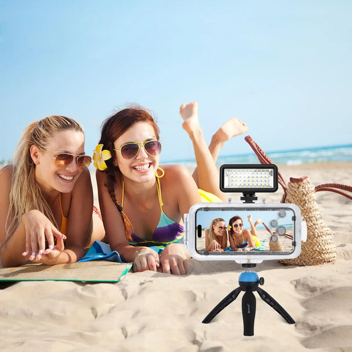 Adventure-ready iPhone waterproof case, 40m depth. Perfect tech gadget for underwater exploration & photos.