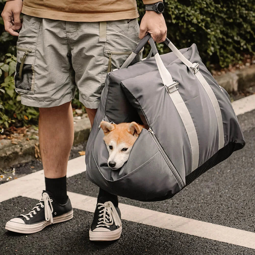 Portable pet car bed, waterproof & durable oxford fabric, removable cover for easy cleaning