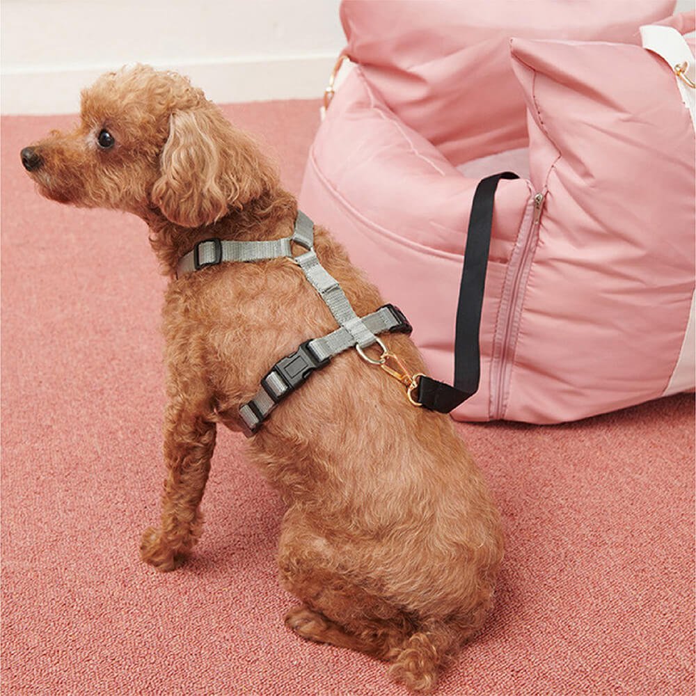Luxury pet car bed, waterproof, soft padding for comfortable travel