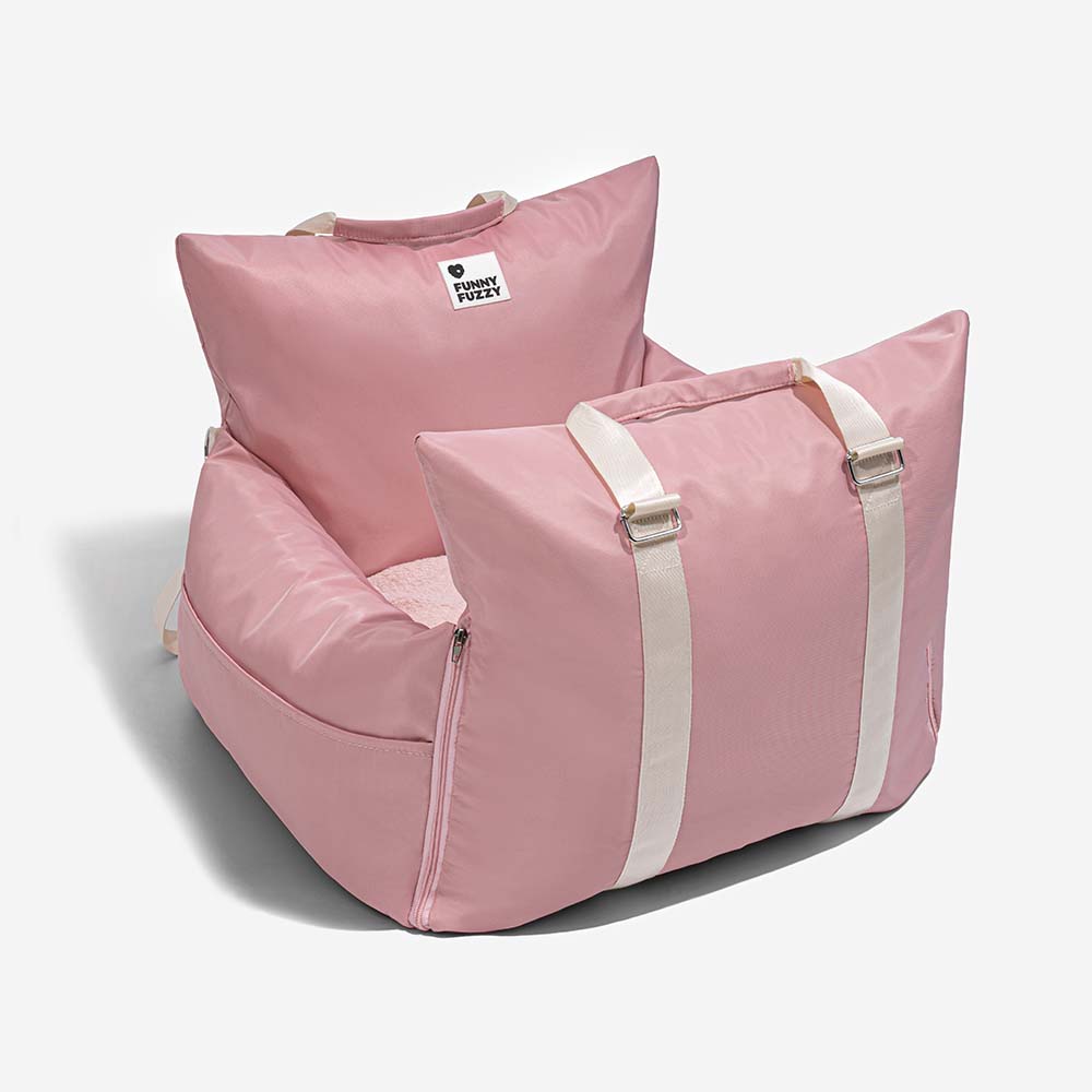 Portable waterproof pet car seat bed, ideal for road trips