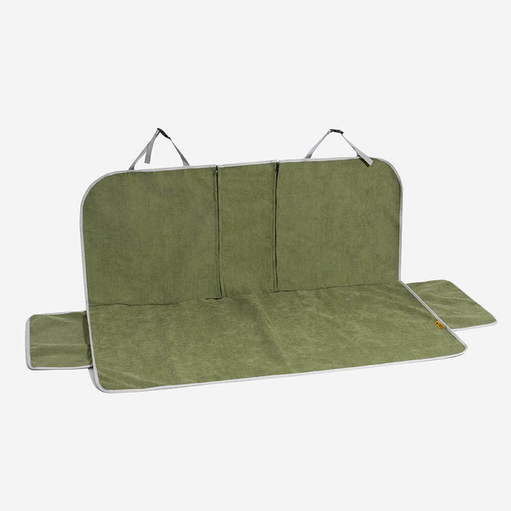 Comfortable waterproof dog car seat cover, ensures pet friendly travel
