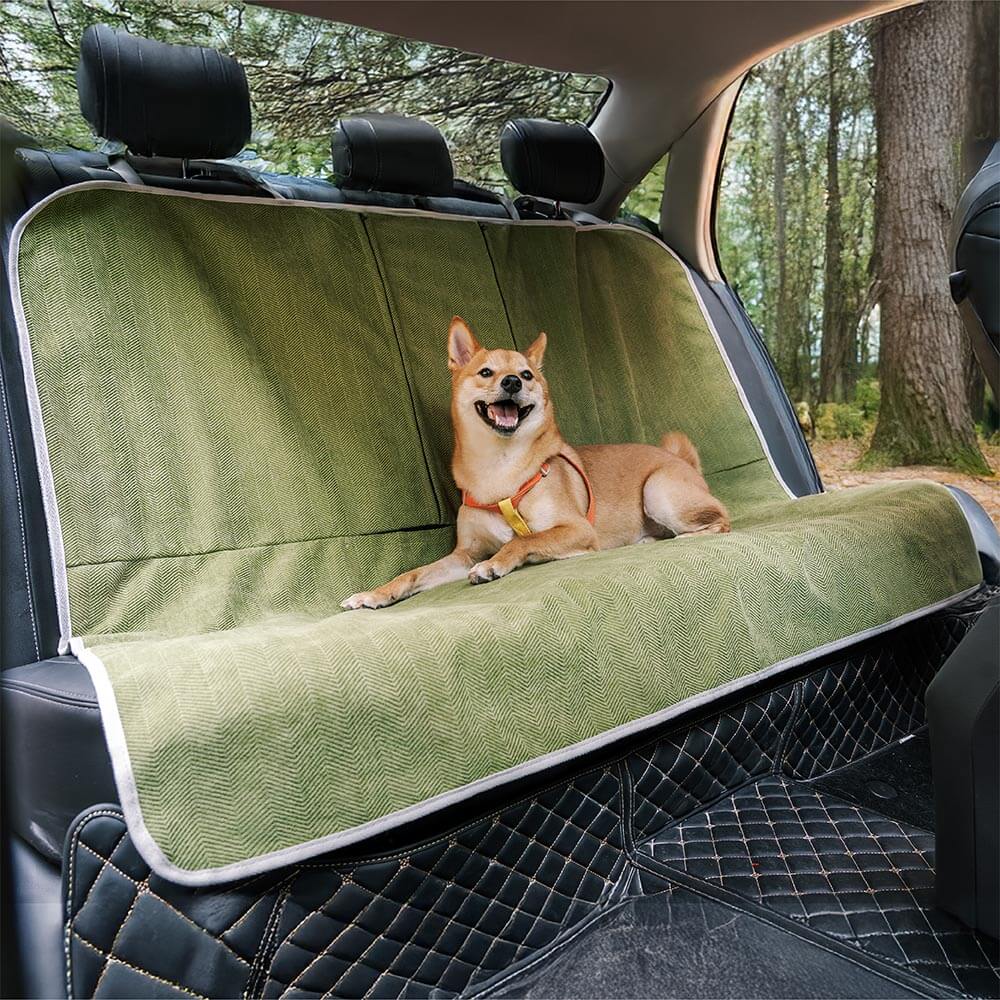 Universal fit dog car seat protector, easy clean pet accessory for vehicles