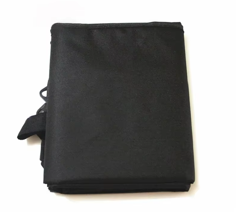 Black waterproof pet car seat cover, designed for all car types