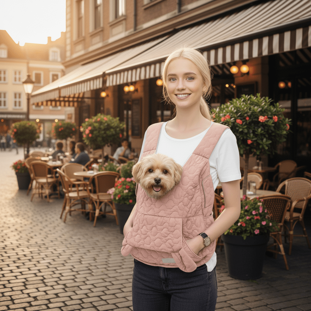 Breathable oxford fabric cat carrier & small dog travel bag. Waterproof design ensures comfort & safety for pets up to 22 lbs.
