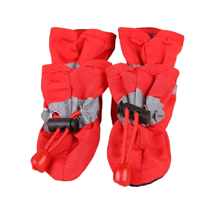 Small pet shoes, waterproof and non-slip, perfect for all-weather outdoor paw protection.