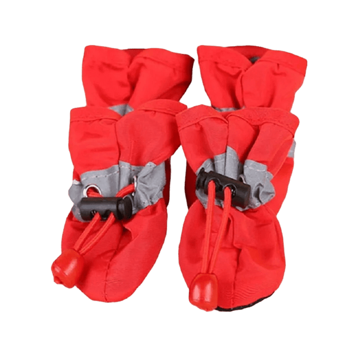 Small pet shoes, waterproof and non-slip, perfect for all-weather outdoor paw protection.