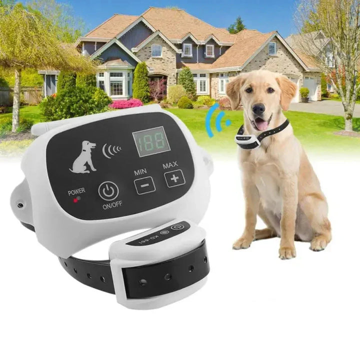Rechargeable waterproof dog training collar, ideal for outdoor pet control