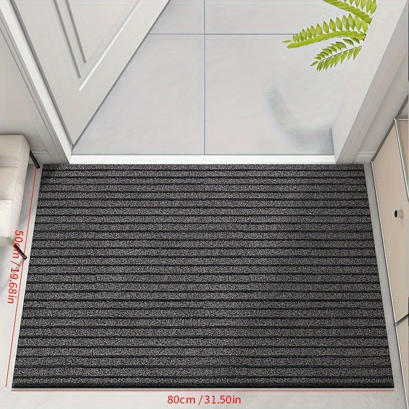 Durable weatherproof entrance mat. Dirt-trapping, non-slip patio & front door floor mat for any home.
