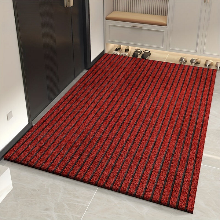 Non-slip outdoor entrance mat. Durable, weatherproof dirt trapping floor mat for patio & front door.