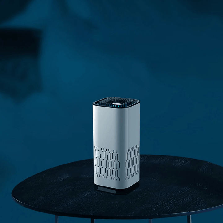Efficient air purifier with HEPA filter, essential for maintaining clean air quality and reducing pet-related allergens