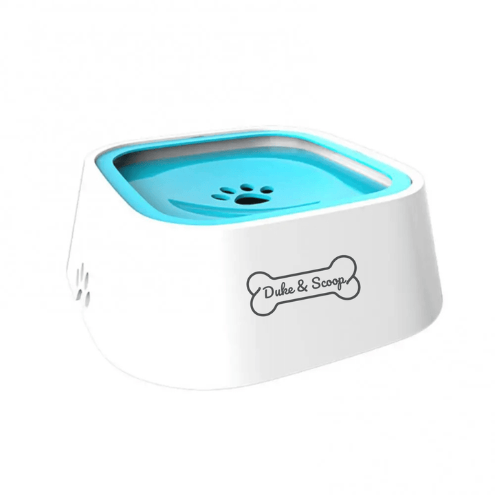 Easy clean intelligent dog water bowl with anti-spill design, ensuring tidy pet hydration