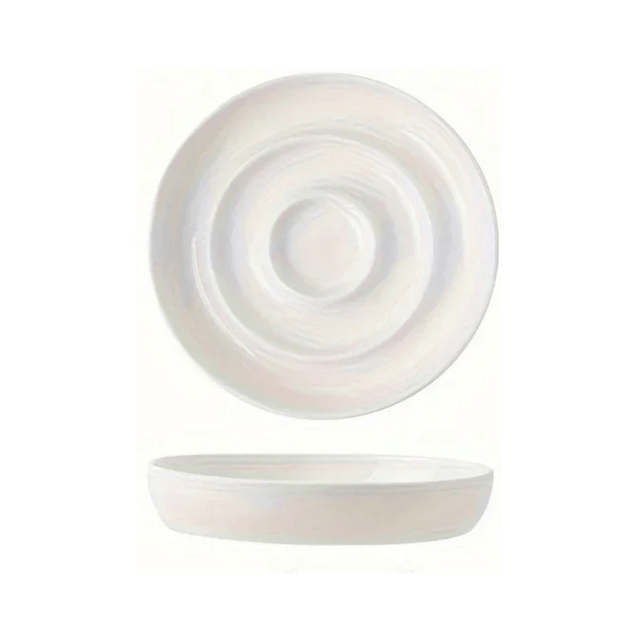 Durable ceramic slow feeder dog bowl, anti-gobble design for improved digestion