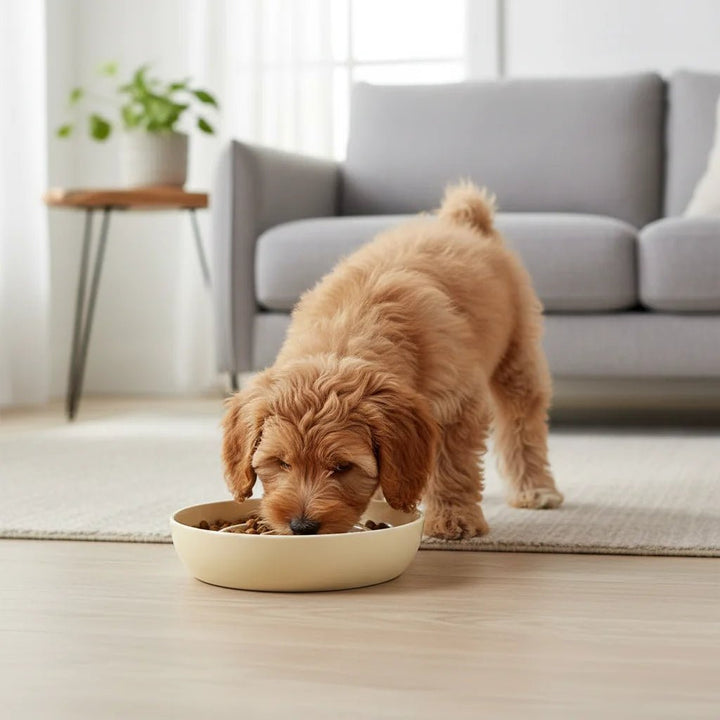 Healthy eating ceramic pet bowl, slow feeder suitable for all pet sizes