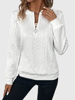 White with White Zipper