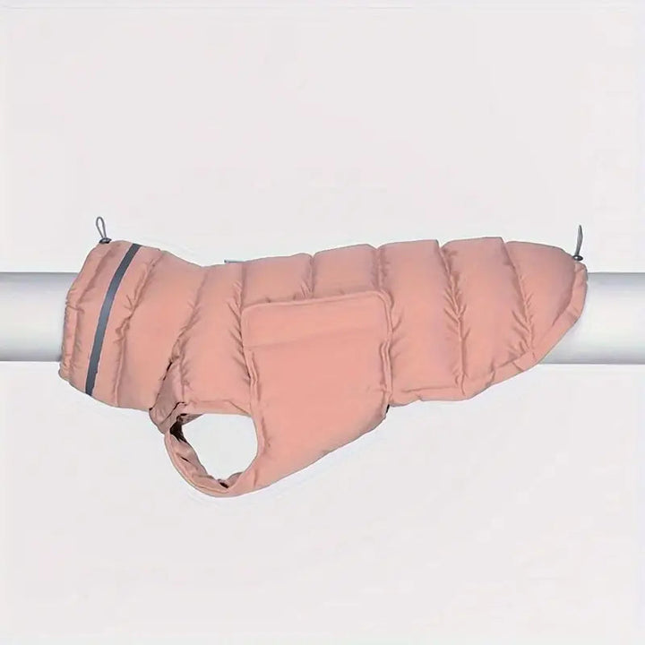 Winter pet apparel, insulated dog jacket, reflective and water-repellent for ultimate warmth