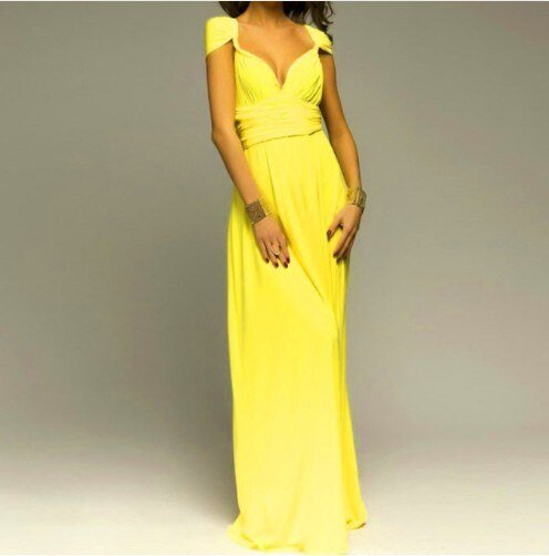 Chic women's formal gown, ideal for weddings, galas, and special occasions. Adaptable design & comfortable.