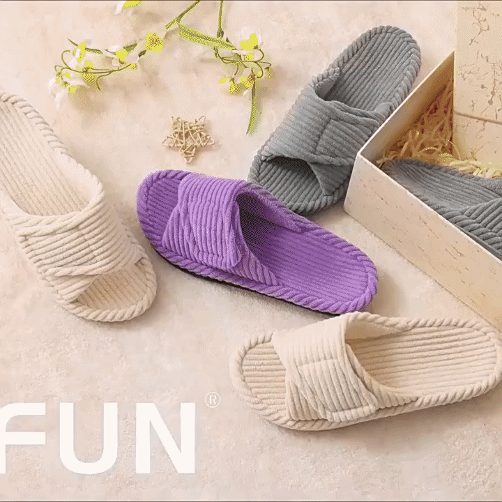 Premium women's open toe house slippers featuring adjustable comfort and breathable design for daily relaxation.